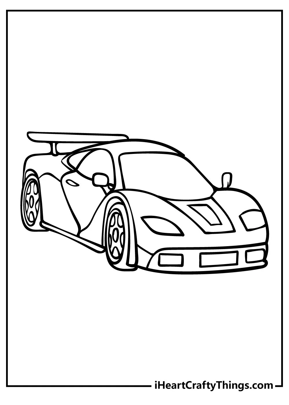 Desenhos de Carros de Rally Para Colorir 15