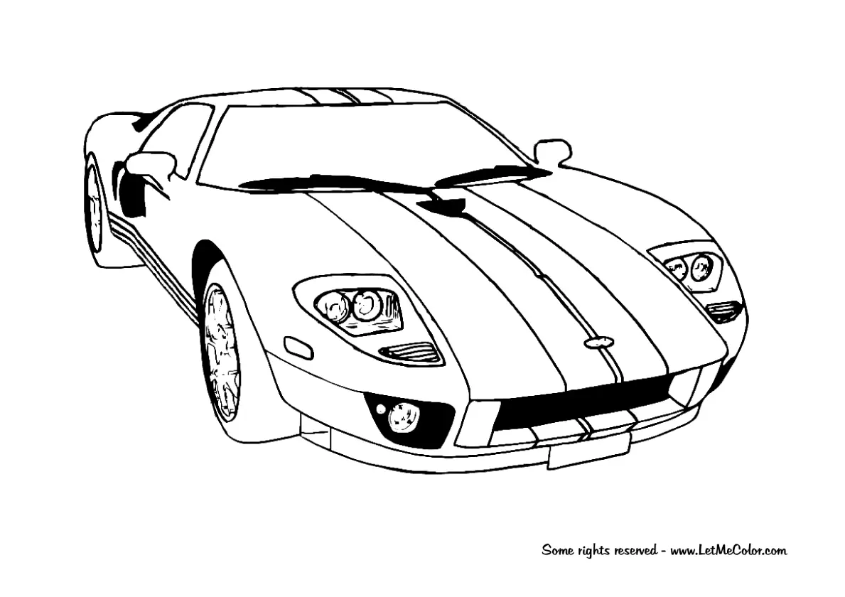 Desenhos de Carros de Rally Para Colorir 19