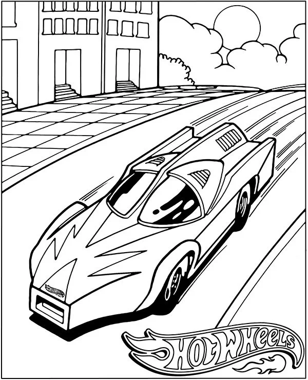 Desenhos de Carros de Rally Para Colorir 22