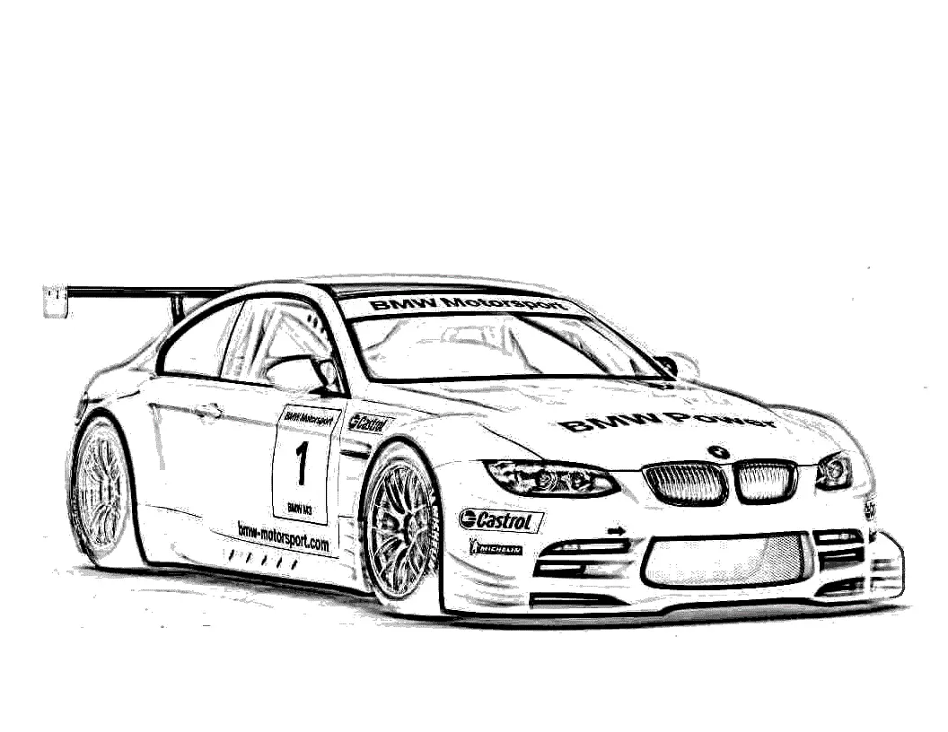 Desenhos de Carros de Rally Para Colorir 28