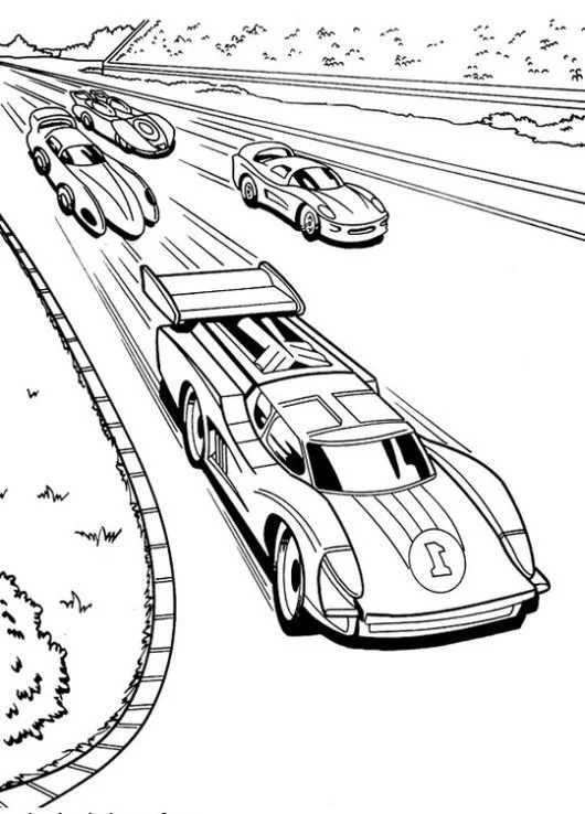 Desenhos de Carros de Rally Para Colorir 7