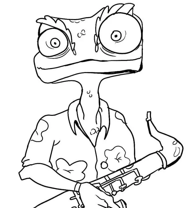 Rango Ausmalbilder 14