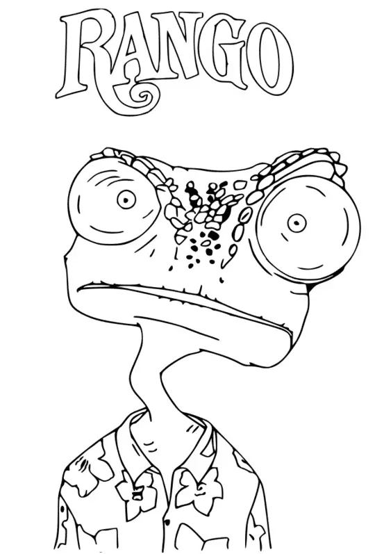Rango Ausmalbilder 5