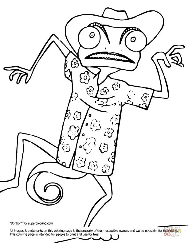 Rango Ausmalbilder 6