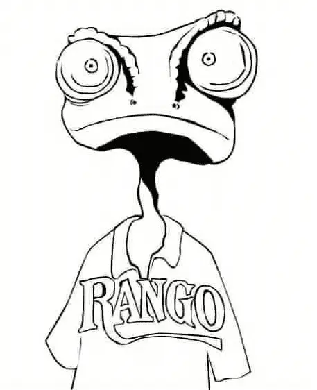 Rango Ausmalbilder 7