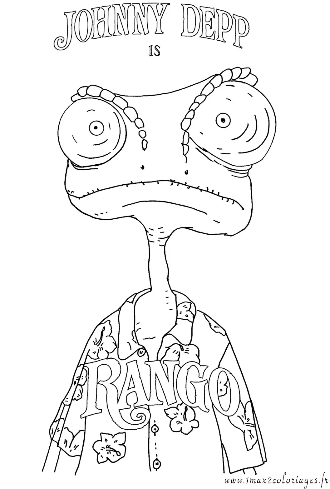 Rango Ausmalbilder 8