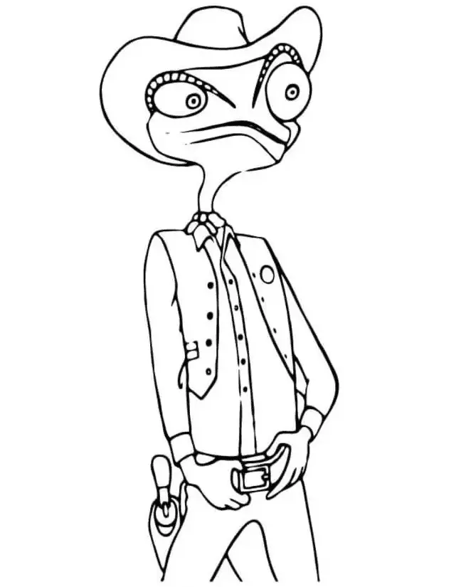 Rango Ausmalbilder 9