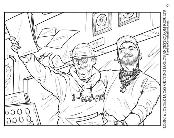 Raperos Para Colorear 14