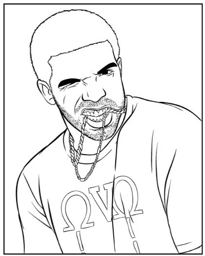 Raperos Para Colorear 15