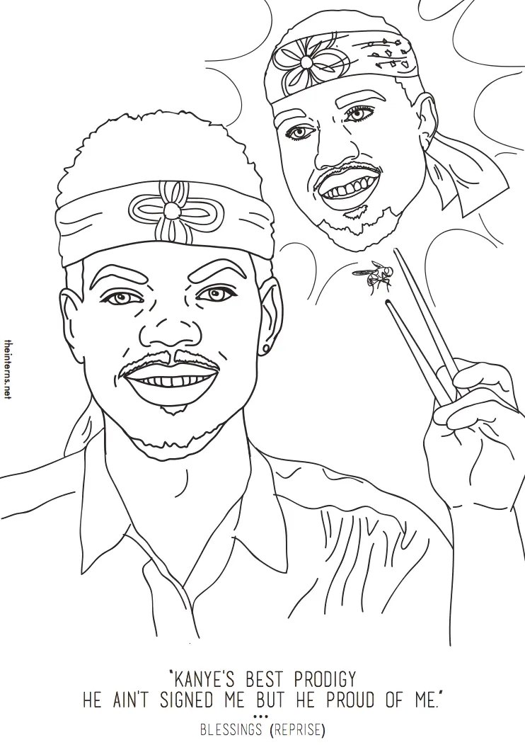 Raperos Para Colorear 16