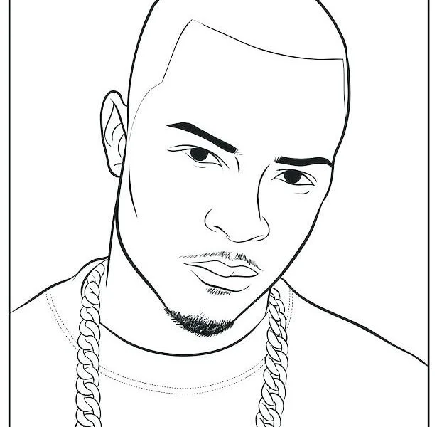 Raperos Para Colorear 27