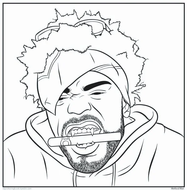 Raperos Para Colorear 34