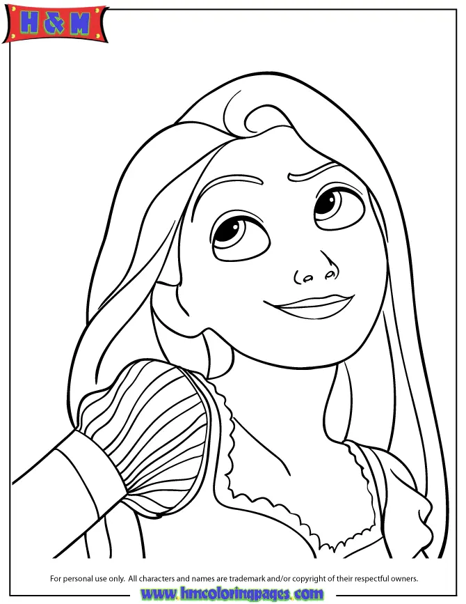 Desenhos de Rapunzel Para Colorir 14