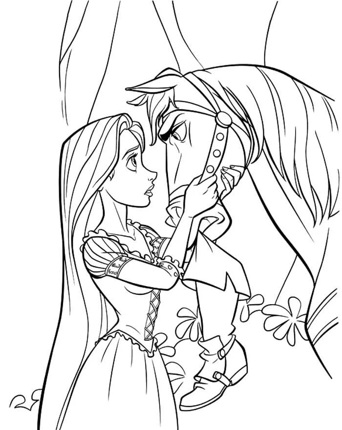 Desenhos de Rapunzel Para Colorir 21
