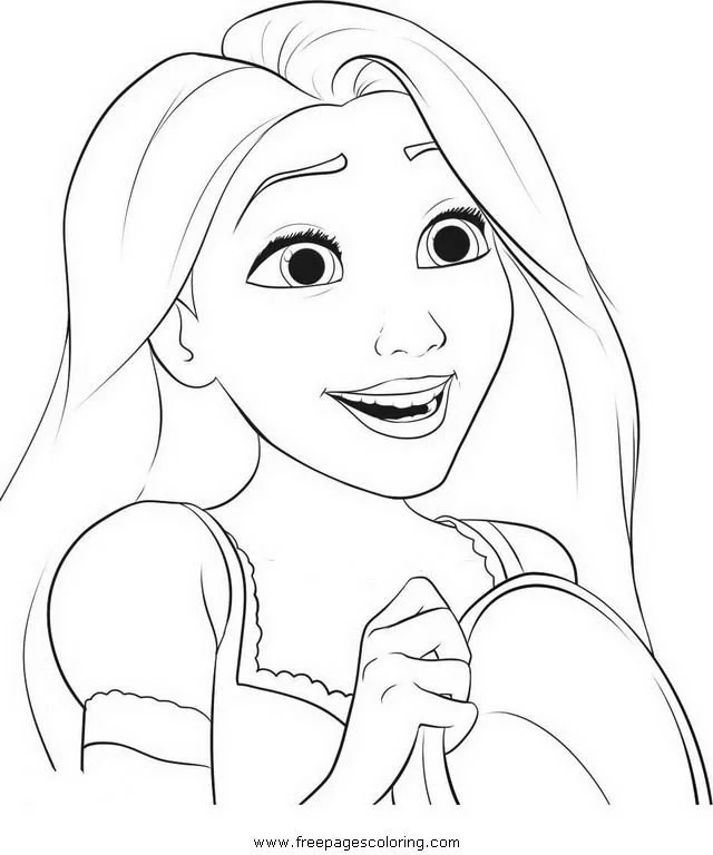 Desenhos de Rapunzel Para Colorir 8