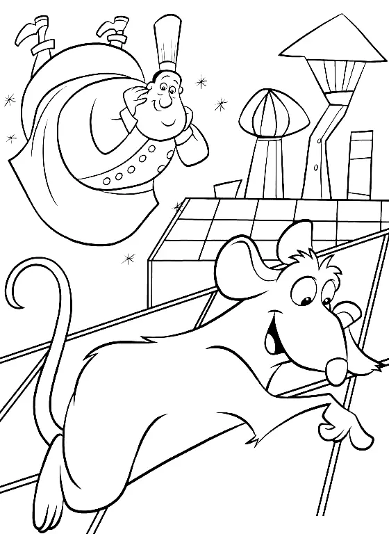 Ratatouille Para Colorear 22