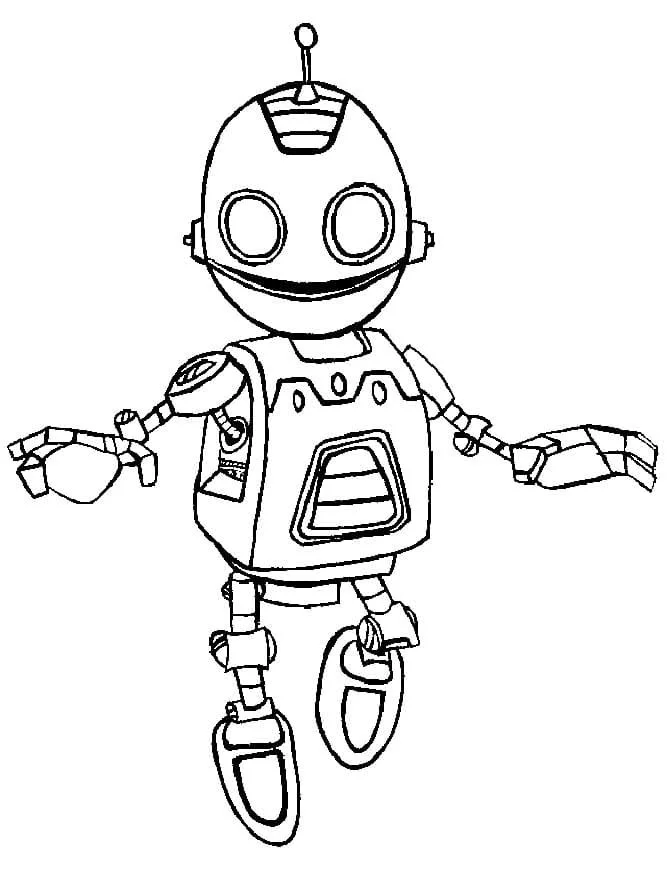 Ratchet and Clank Coloring Pages 14