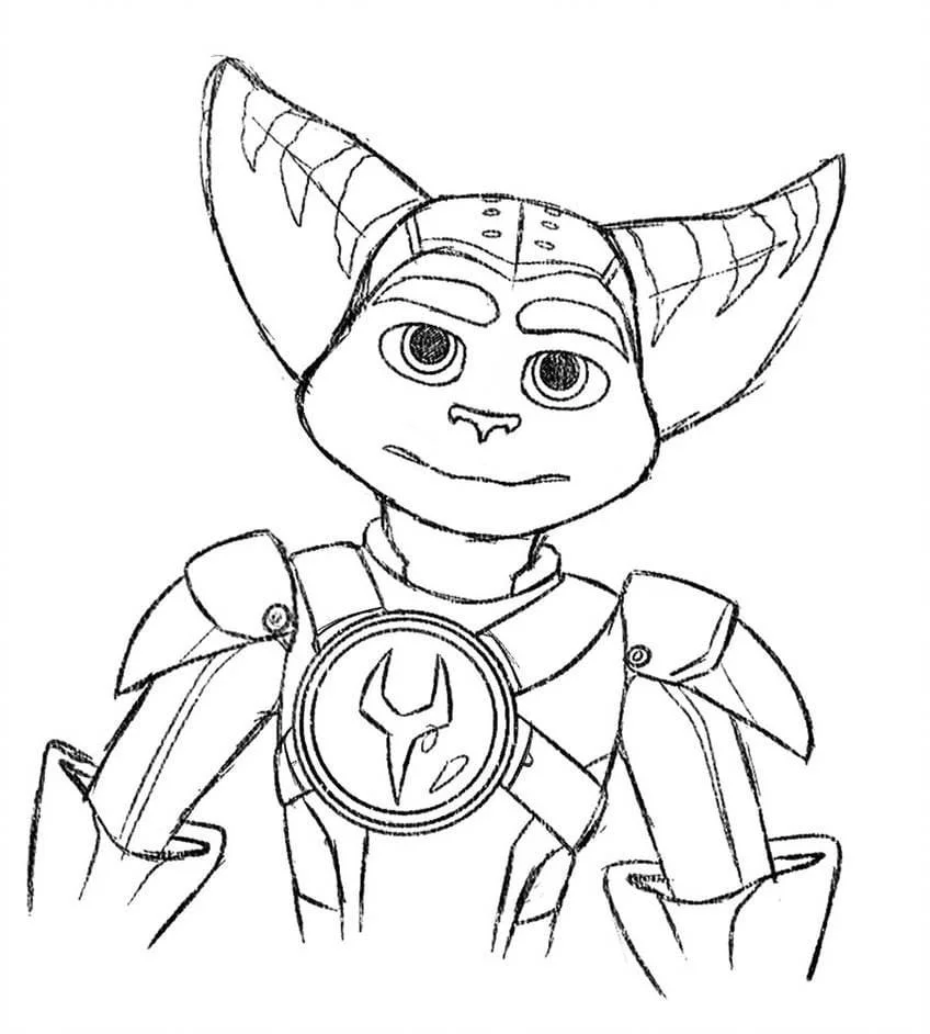 Ratchet and Clank Coloring Pages 18