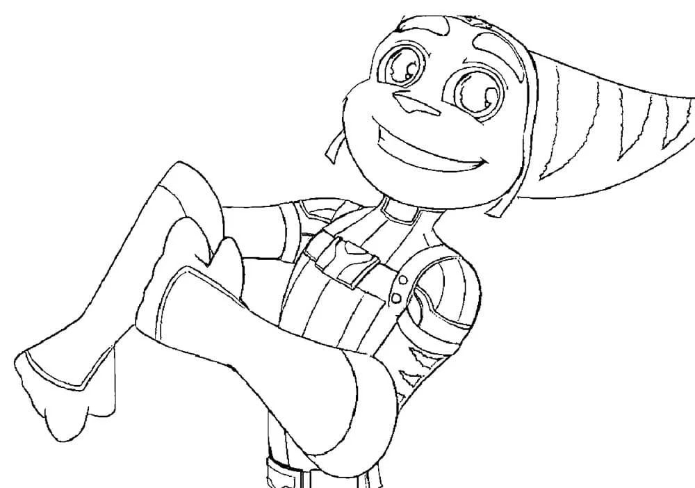 Ratchet and Clank Coloring Pages 27