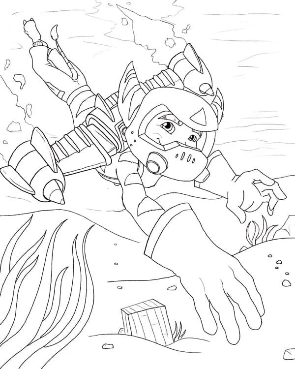 Ratchet and Clank Coloring Pages 49