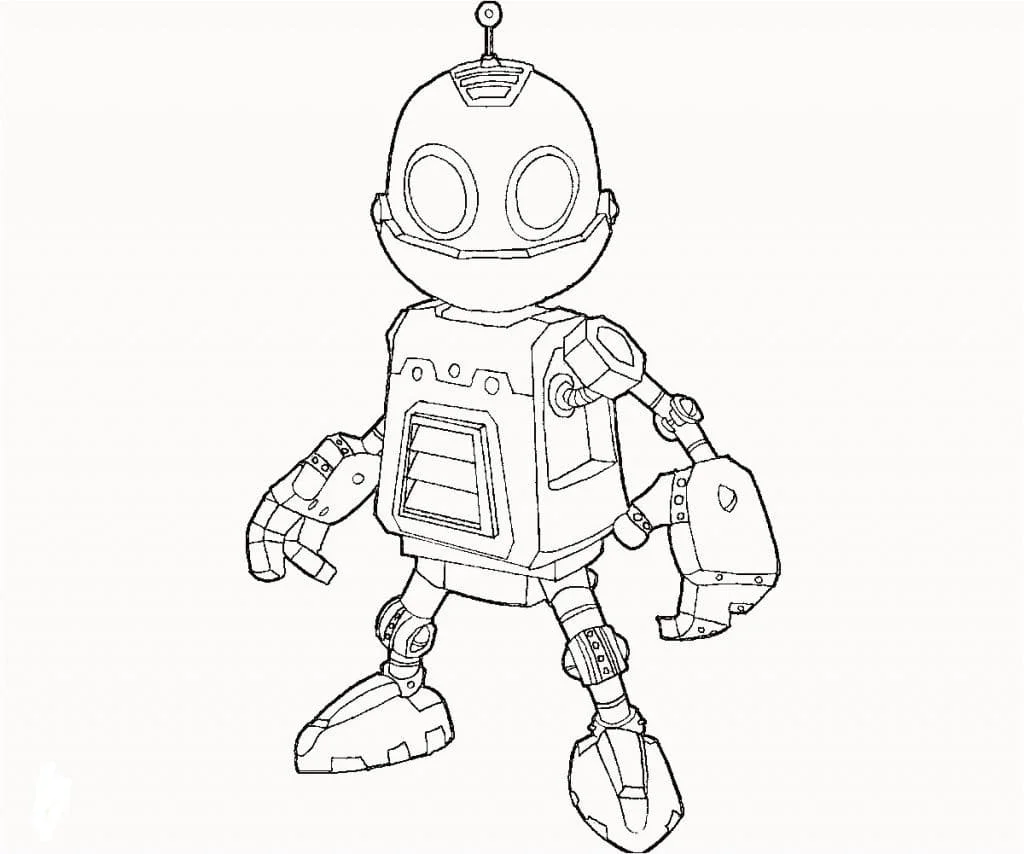Desenhos de Ratchet E Clank Para Colorir