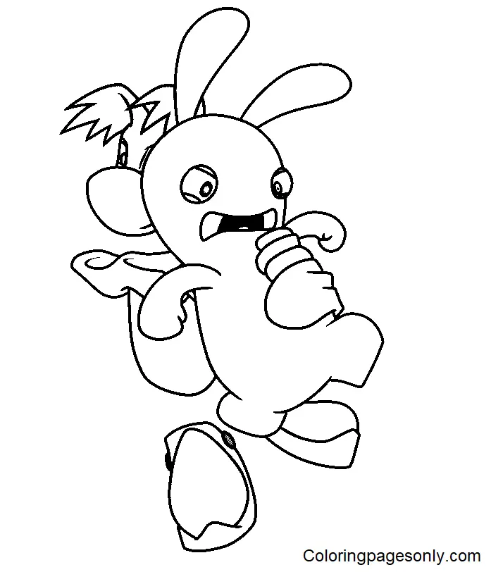 Raving Rabbids Ausmalbilder 28