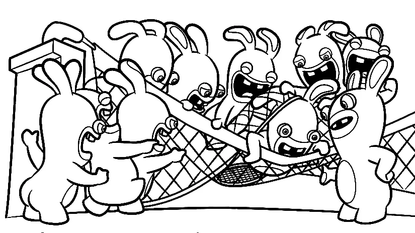 Raving Rabbids Ausmalbilder 43