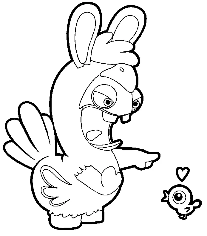 Raving Rabbids Ausmalbilder 6