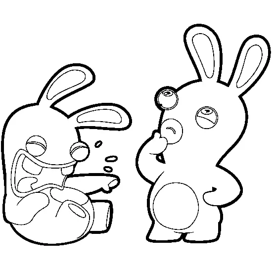 Raving Rabbids Ausmalbilder 9