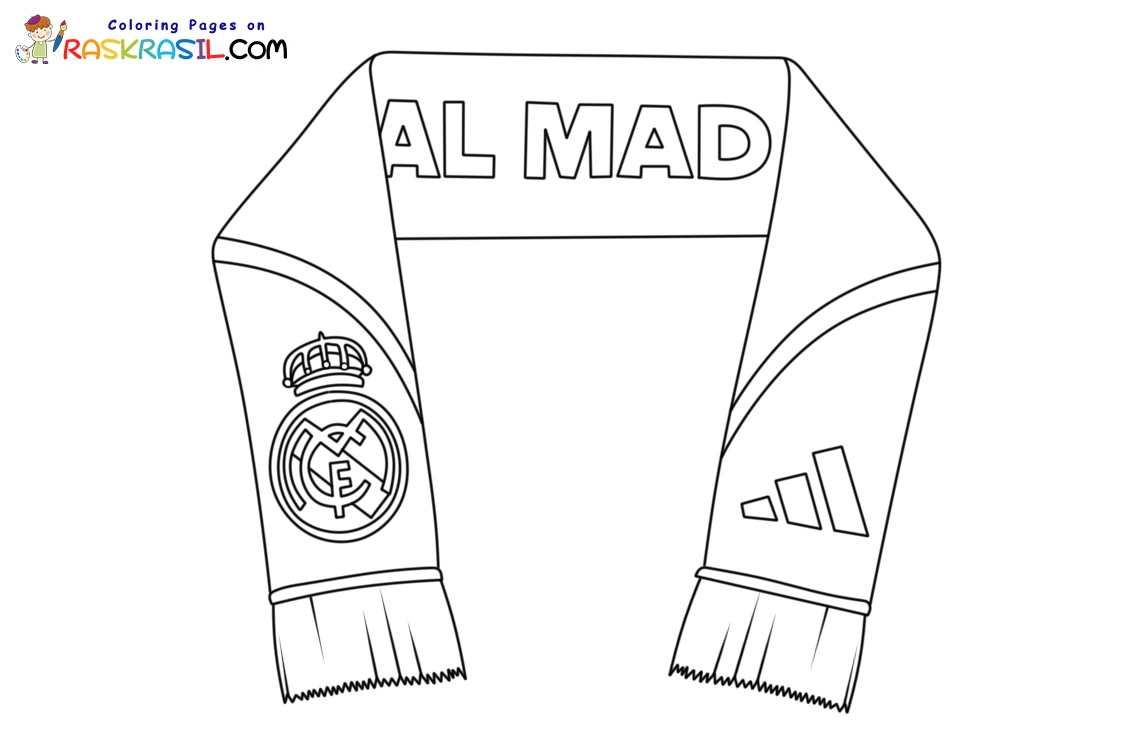 Real Madrid Ausmalbilder 10
