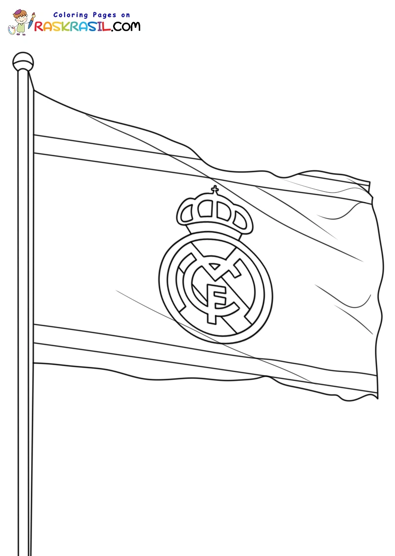Real Madrid Ausmalbilder 15