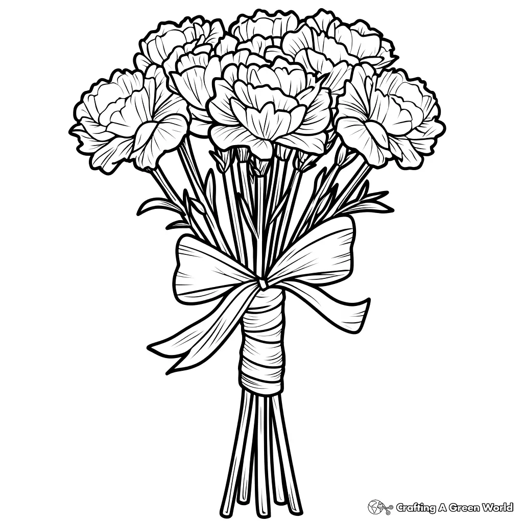 Realistic Flower Coloring Pages 101