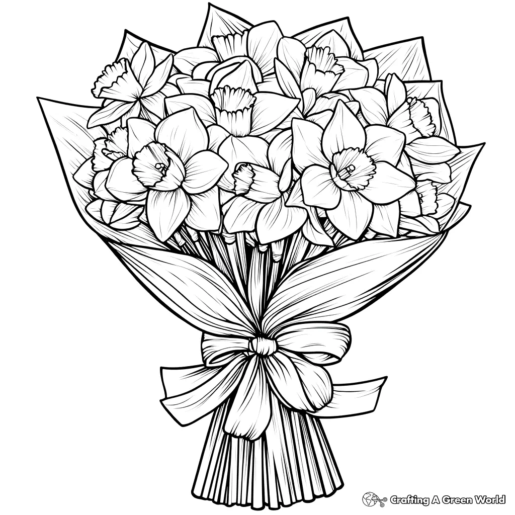 Realistic Flower Coloring Pages 128