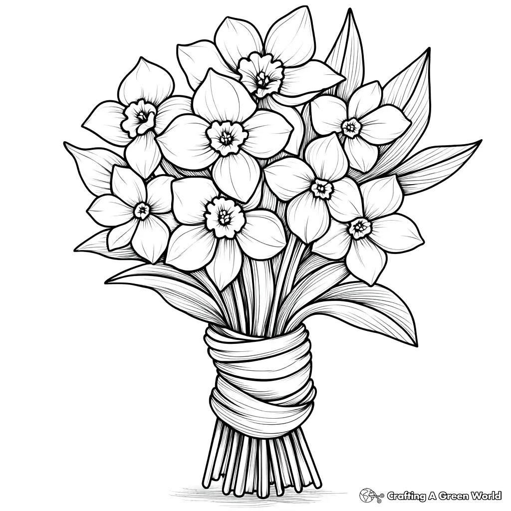 Realistic Flower Coloring Pages 132