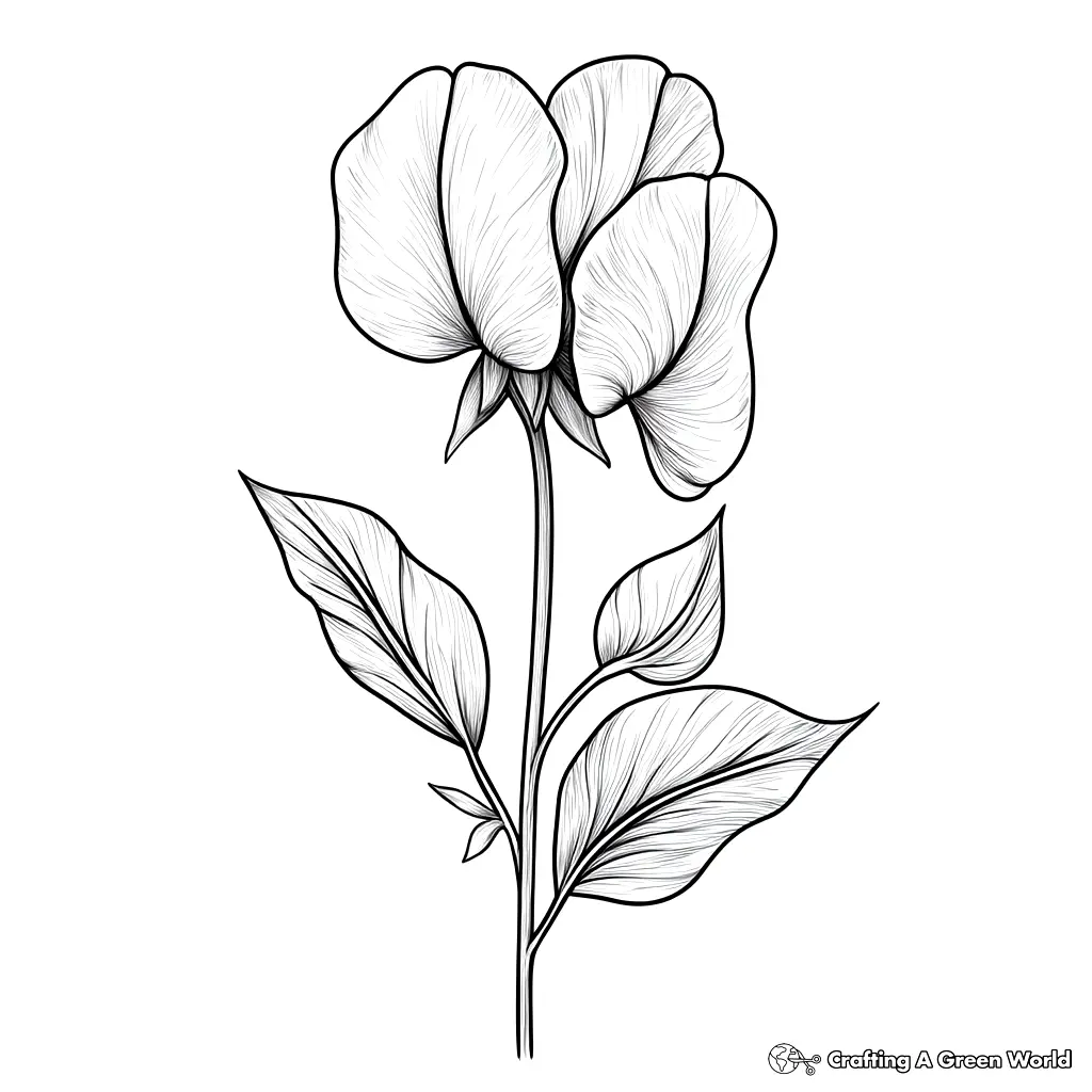 Realistic Flower Coloring Pages 139