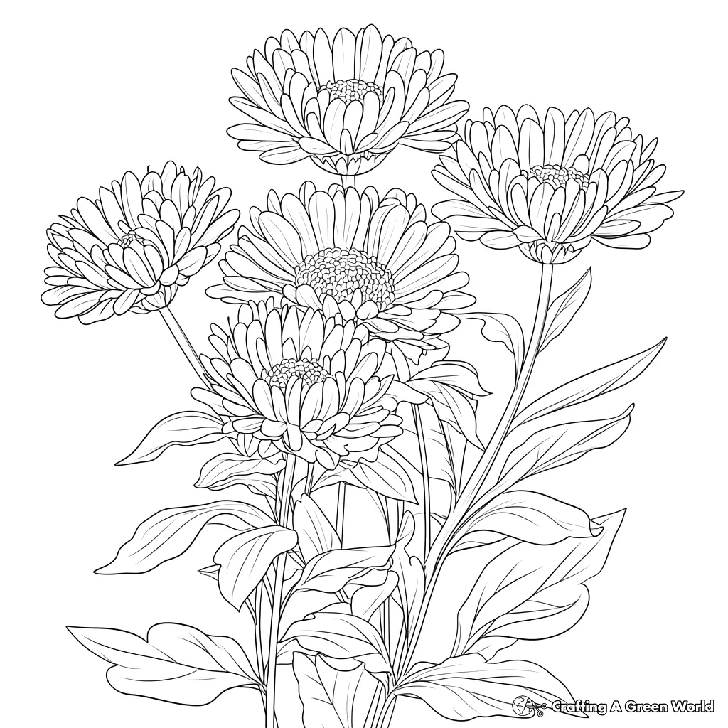 Realistic Flower Coloring Pages 192