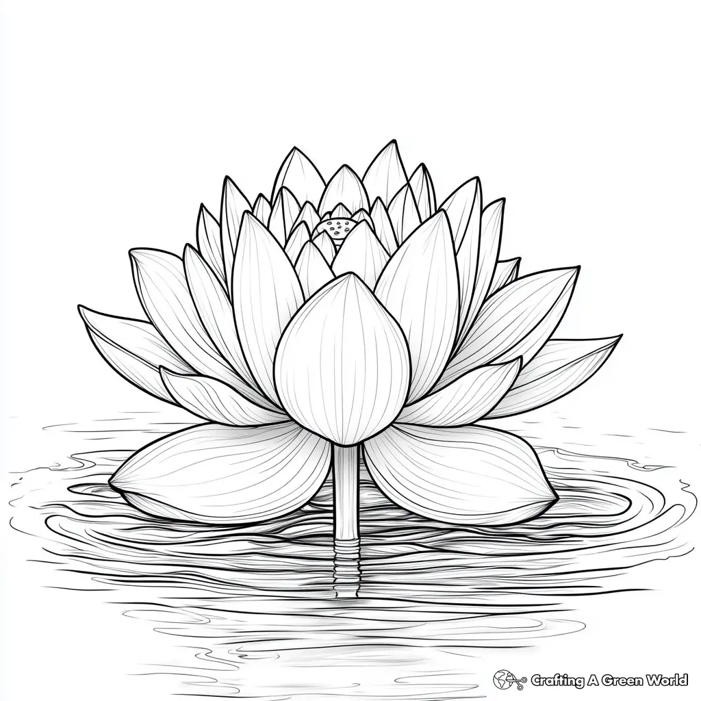 Realistic Flower Coloring Pages 65