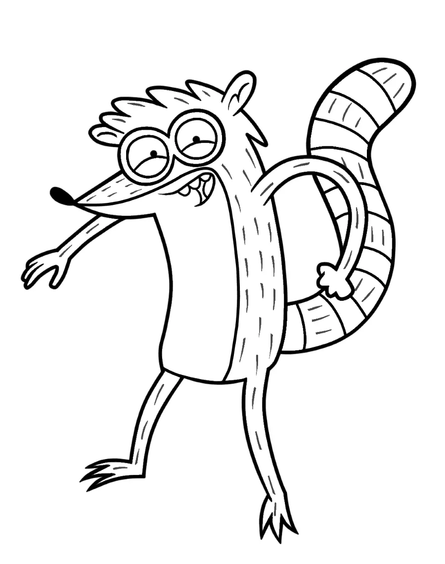 Regular Show Coloring Pages 1