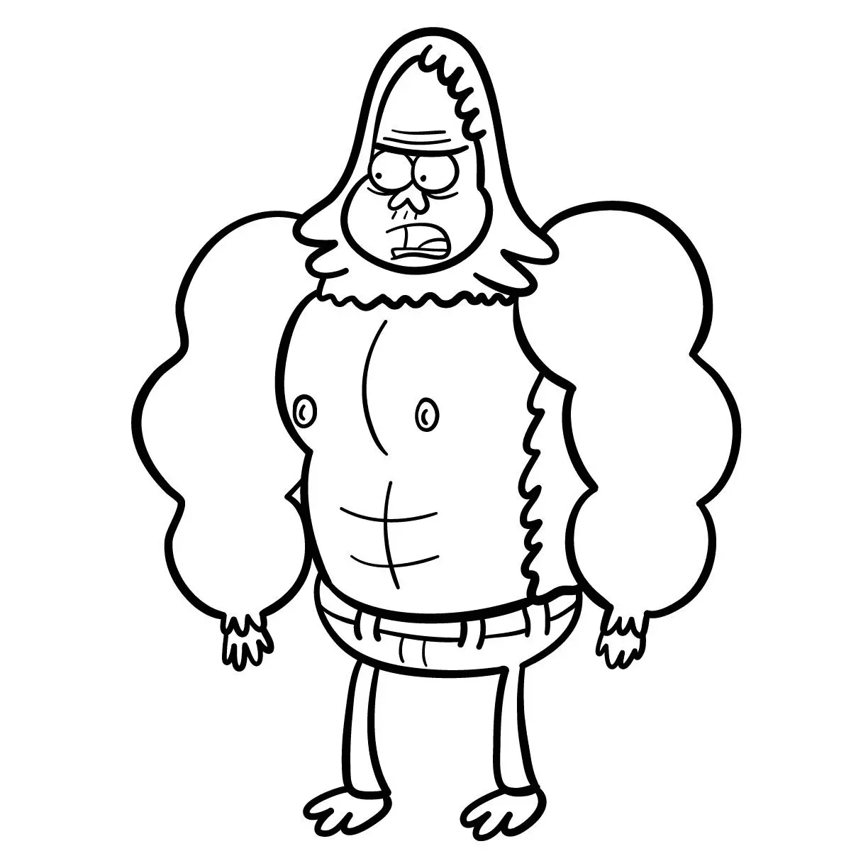 Regular Show Coloring Pages 15