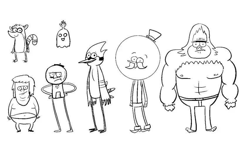 Regular Show Coloring Pages 19