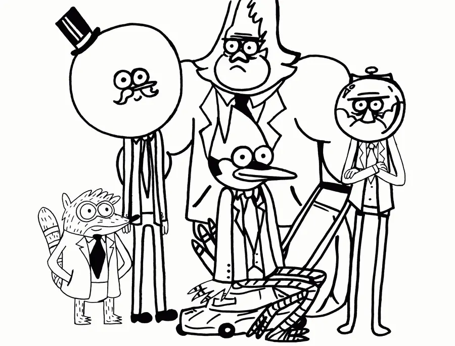 Regular Show Coloring Pages 21