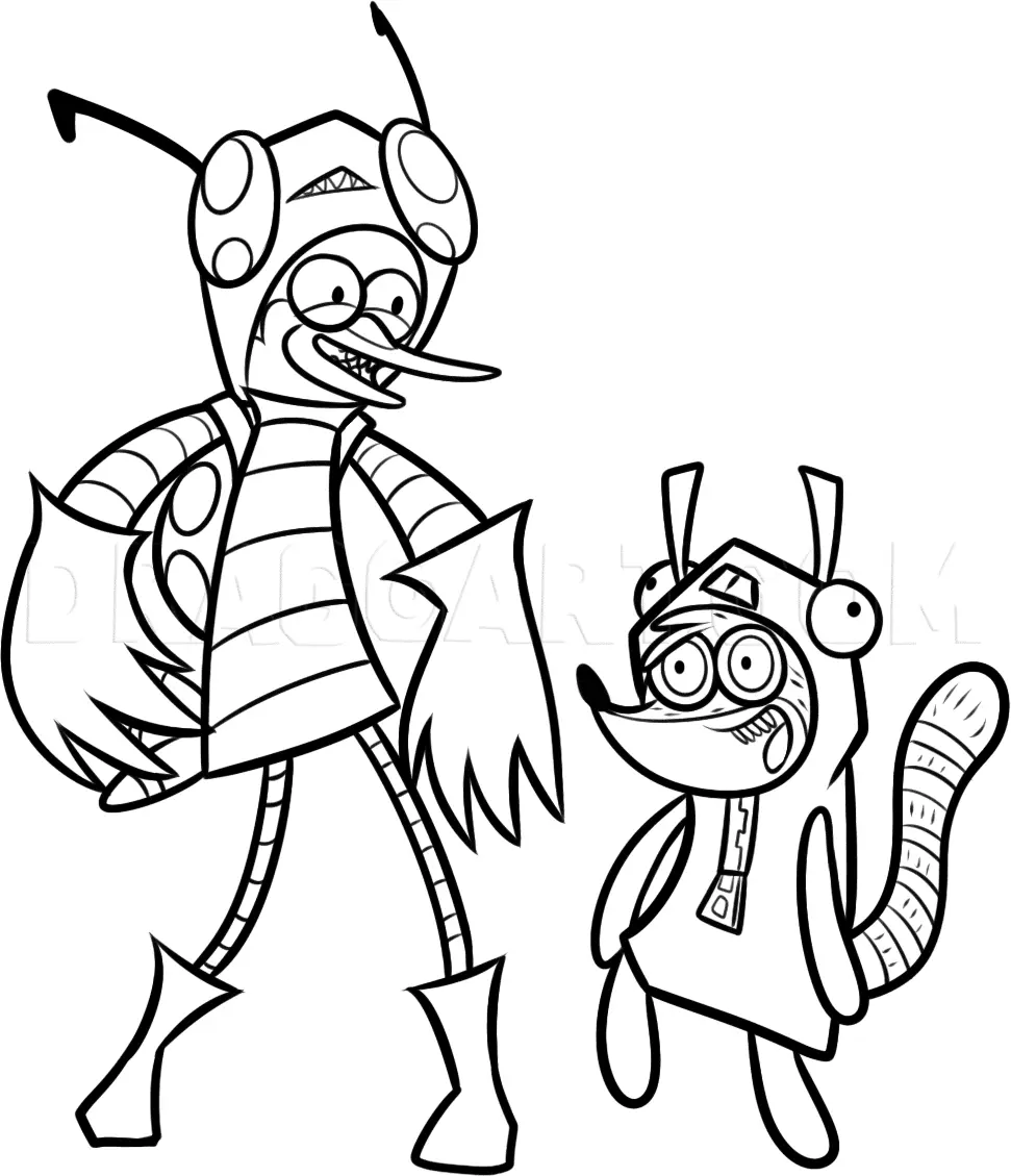 Regular Show Coloring Pages 26