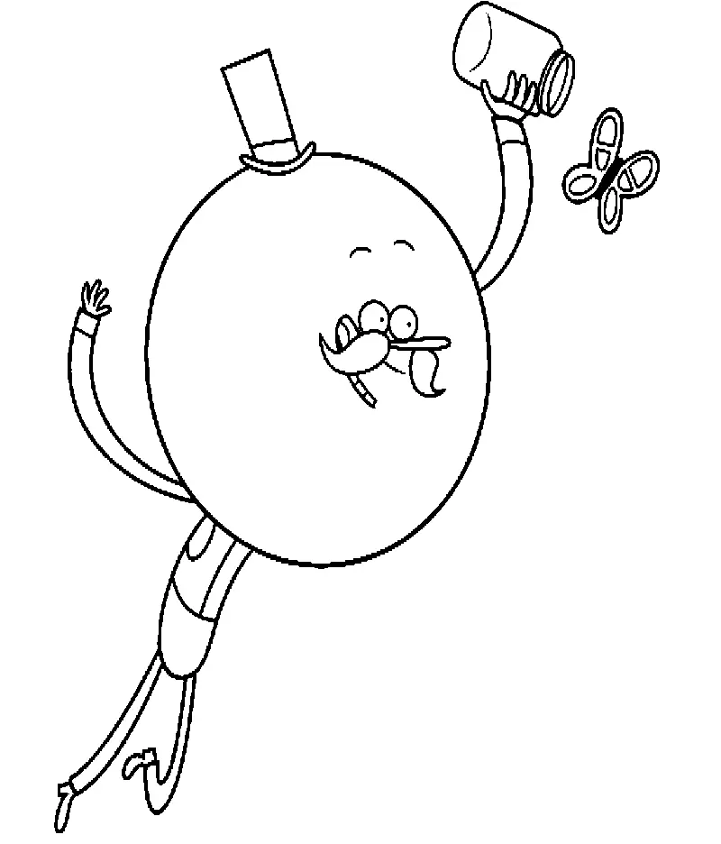 Regular Show Coloring Pages 35