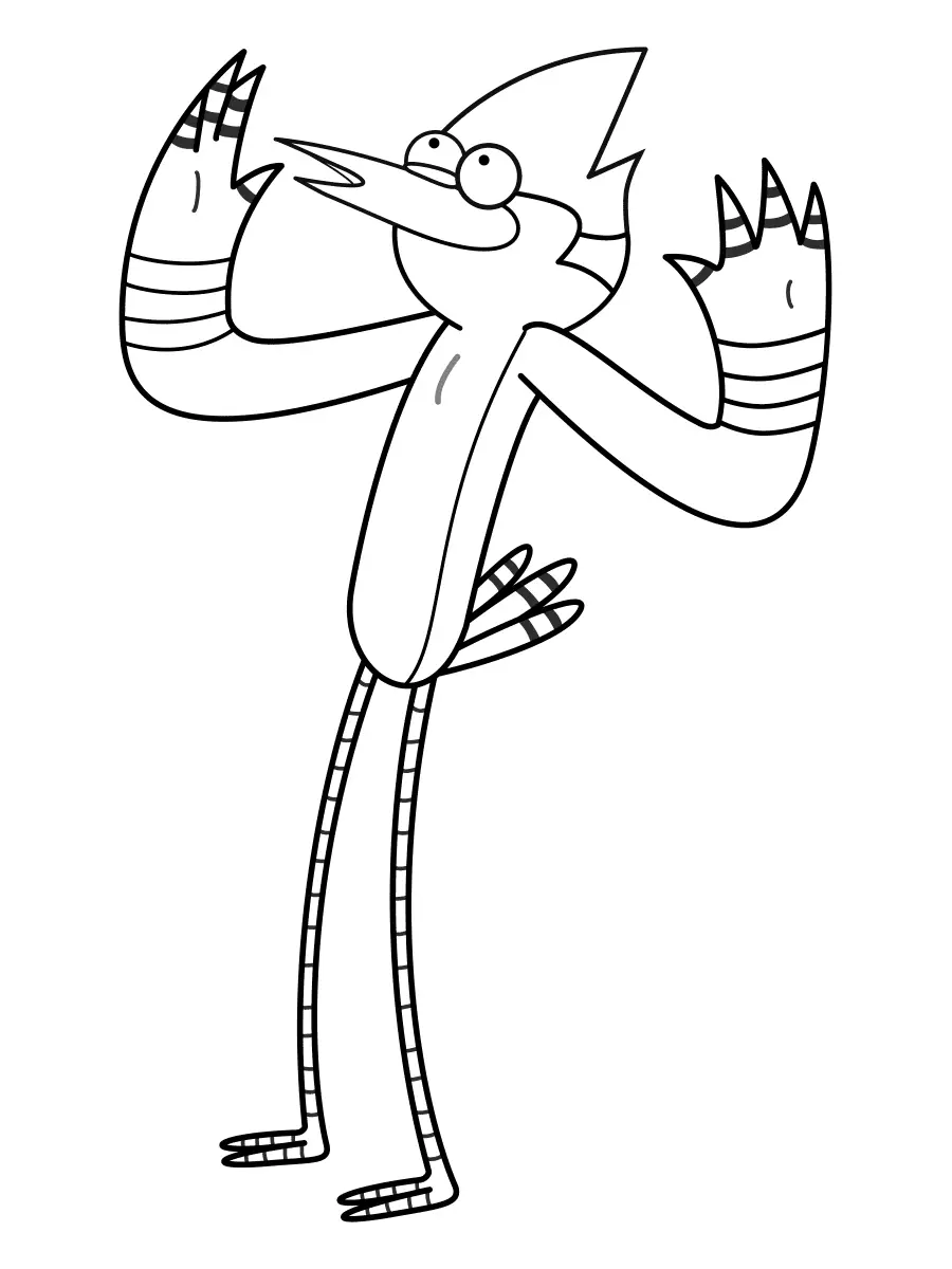 Regular Show Coloring Pages 36