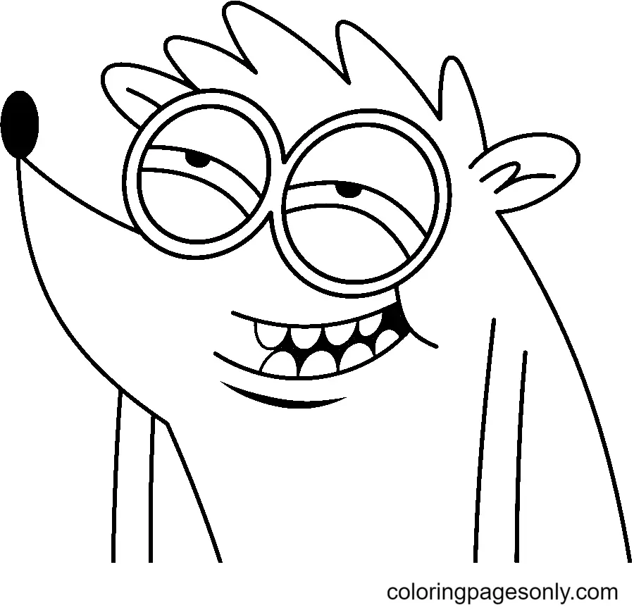 Regular Show Coloring Pages 42