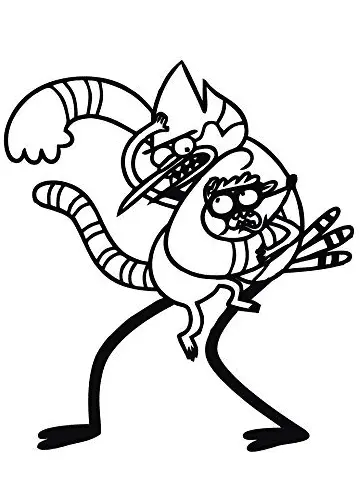 Regular Show Coloring Pages 45