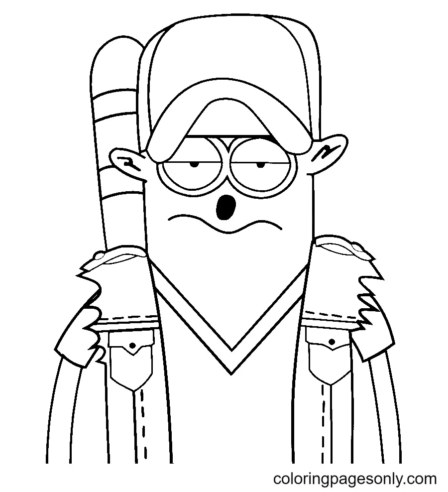 Regular Show Coloring Pages 46