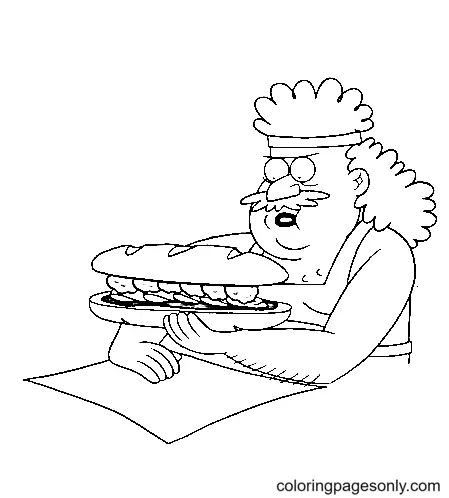 Regular Show Coloring Pages 48