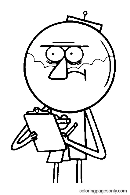 Regular Show Coloring Pages 5