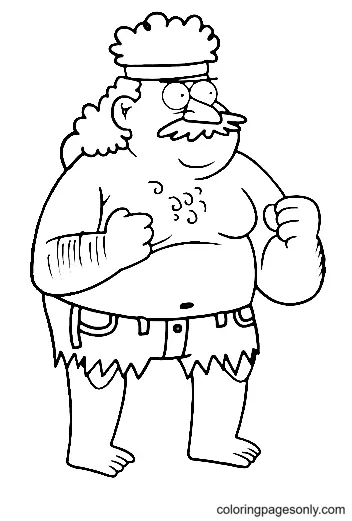 Regular Show Coloring Pages 51
